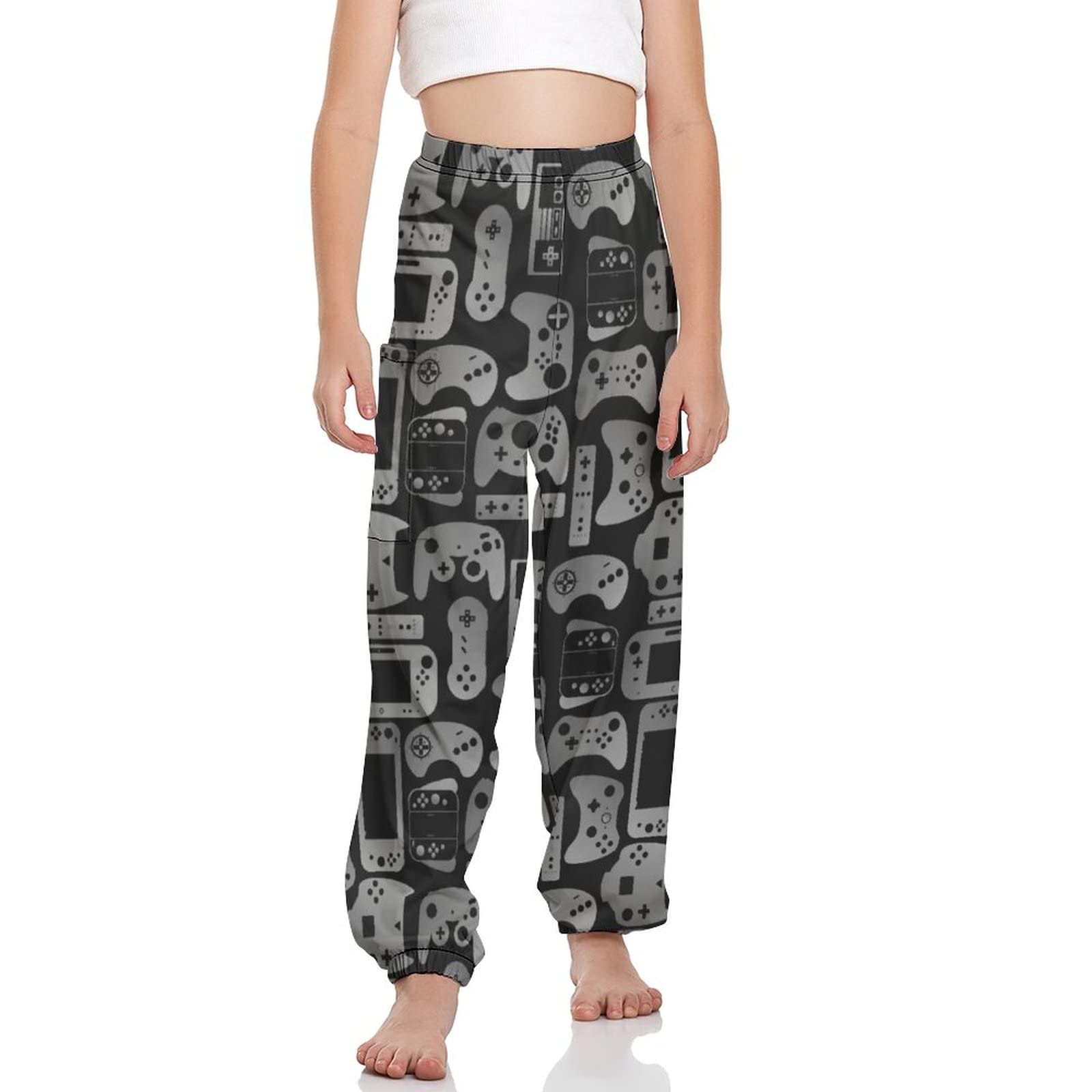 Wireless Gaming Controller Sweatpants for Men & Women - Comfortable Jogger Pants with Pockets - Perfect for Gaming, Lounging & Casual Wear