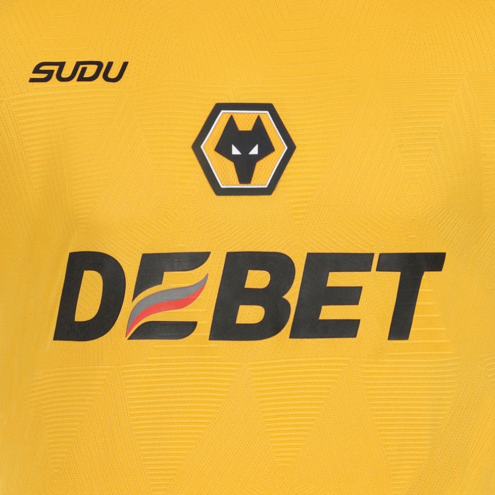 2024-2025 Wolves PRO Home Shirt for Men - Official Football Jersey for Soccer Fans - Perfect for Match Day, Training & Casual Wear