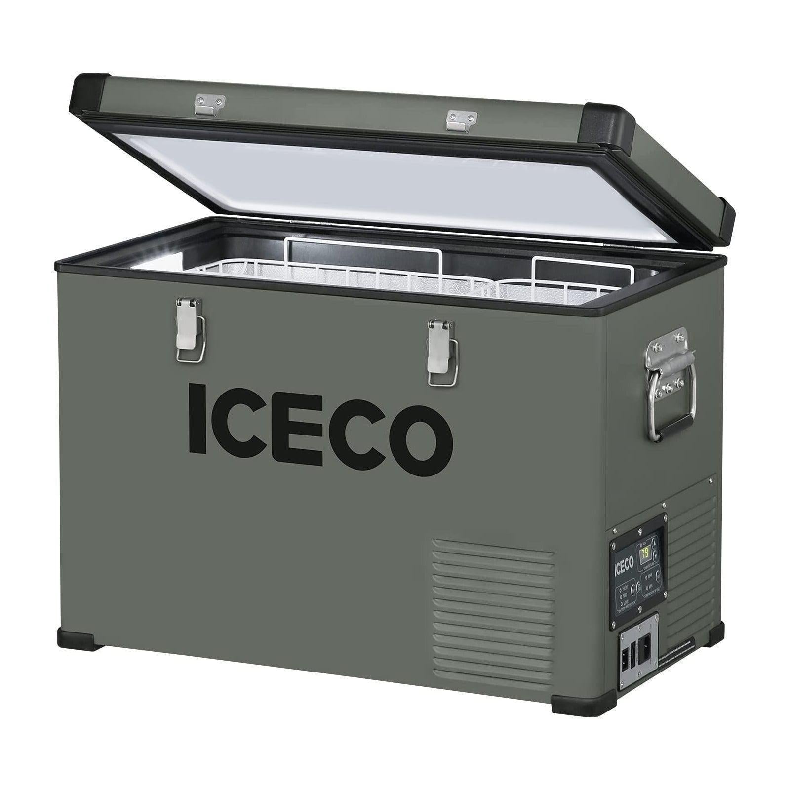 ICECO VL45 47.5QT Portable Refrigerator Freezer - Single Zone Car Fridge for Camping, Road Trips & Outdoor Adventures
