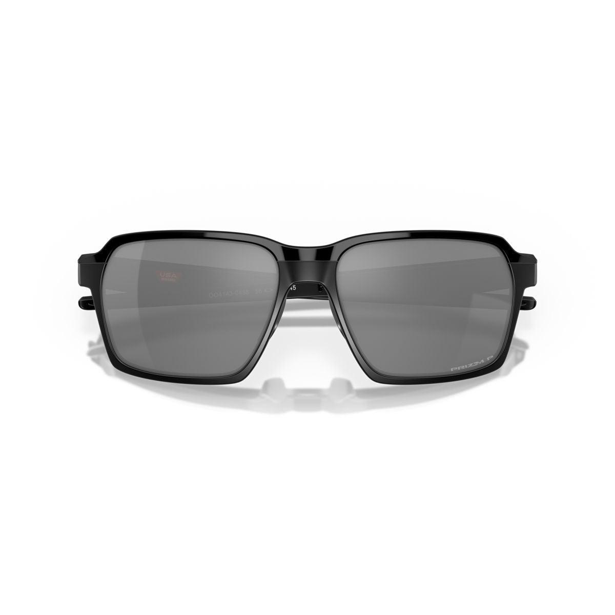 Oakley Parlay Matte Black Prizm Black Polarized Sunglasses 0OO4143 414304 - Stylish UV Protection for Outdoor Sports & Driving