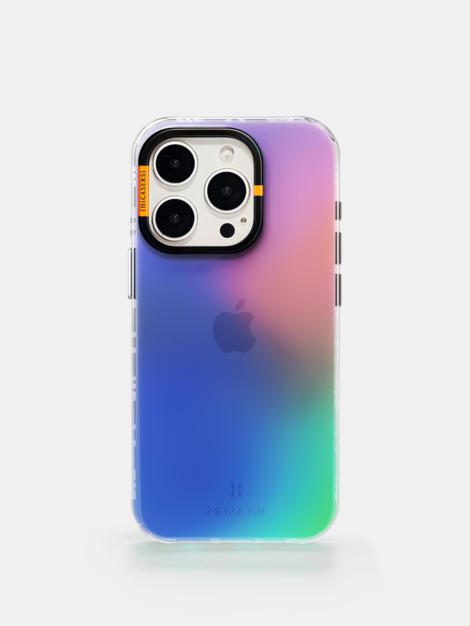 Colorful Radiance Iridescent Phone Case for iPhone & Samsung - Navy Blue Shimmering Protective Cover for Everyday Use & Special Occasions