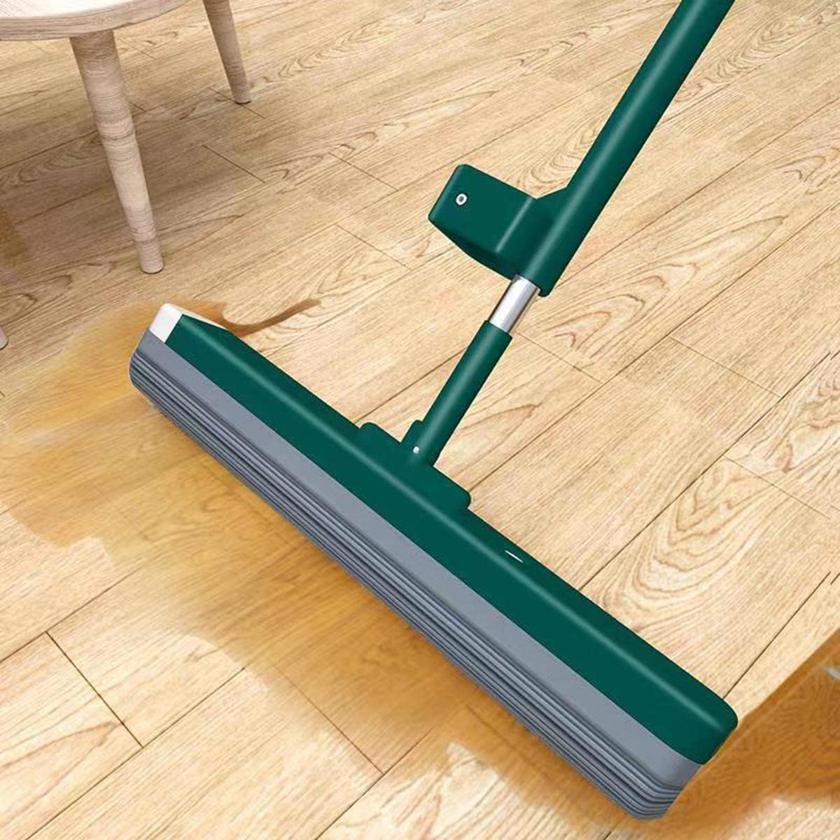 PVA Sponge Mop for Floor Cleaning - Heavy Duty Self-Squeeze Mop for Hardwood, Tile, Marble & Laminate Floors - Ideal for Kitchen, Bathroom & Home Cleaning