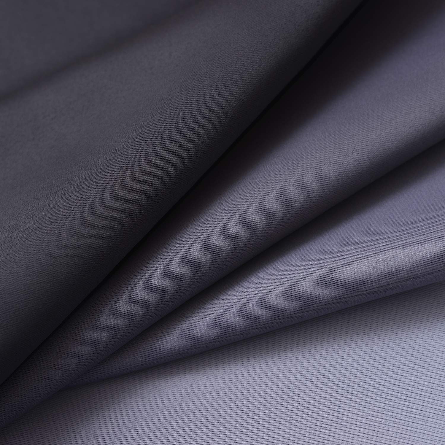 Yakamok Blackout Curtains - Thermal Insulated Room Darkening Window Drapes with White to Black Gradient Design, Thickening Polyester Fabric, Grommet Top (2 Panels, 42x84 Inch) - Perfect for Living Room & Bedroom Light Control and Energy Efficiency