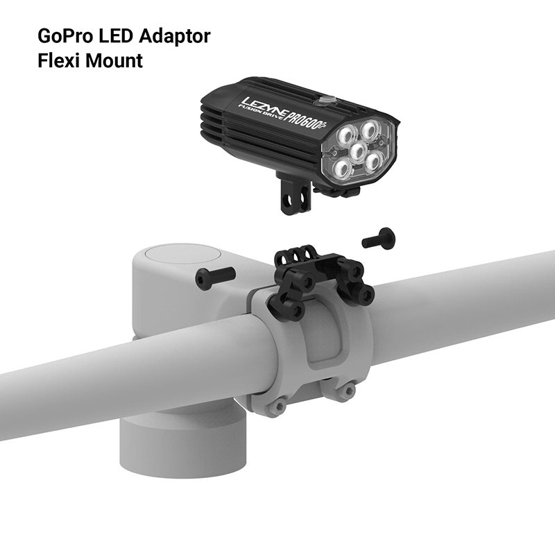 GoPro LED Light Adapter - Compatible with GoPro Hero 9/8/7/6/5 - Waterproof LED Mount for Action Camera - Perfect for Night Photography, Vlogging & Outdoor Adventures