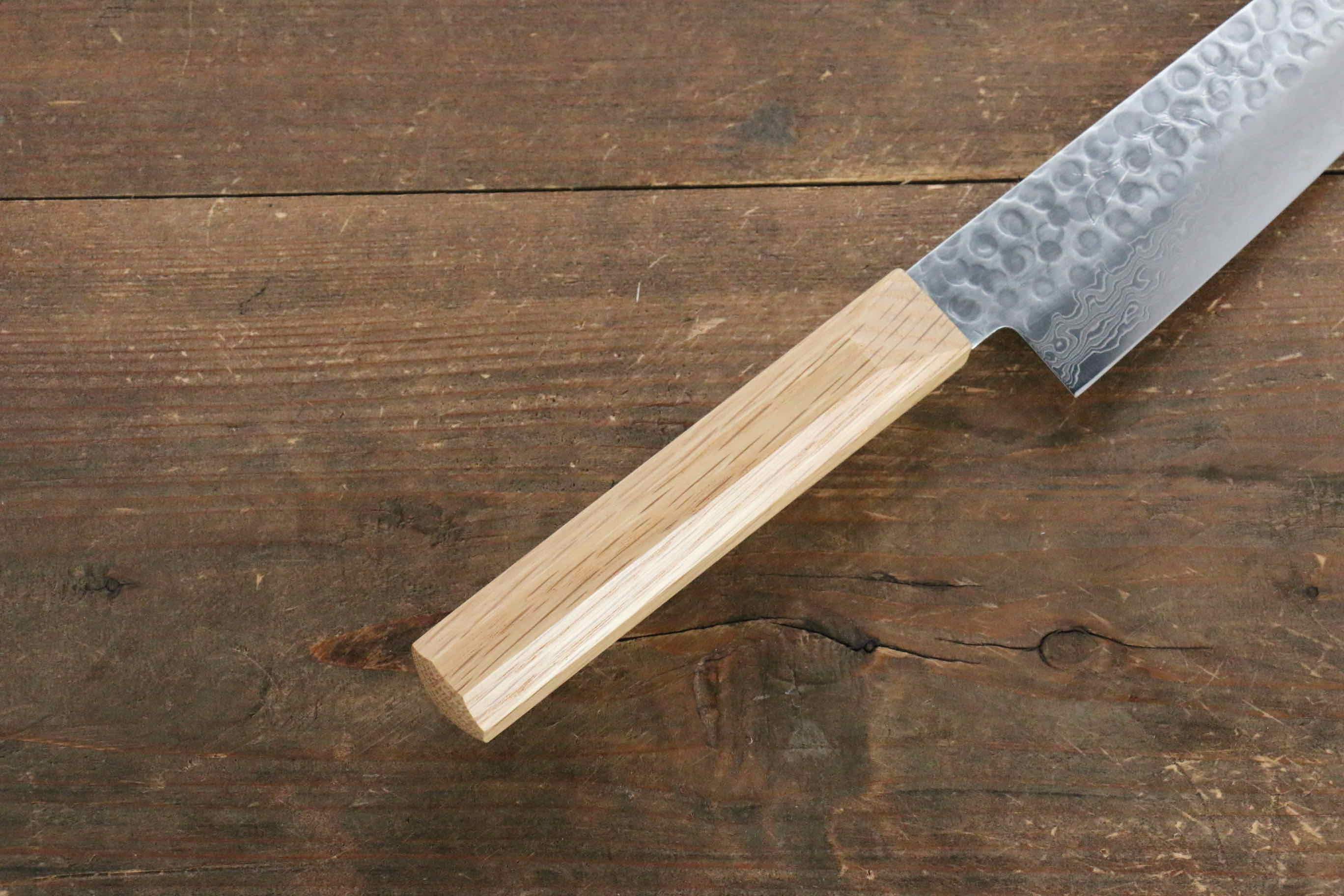 Jikko VG10 17-Layer Japanese Gyuto Chef Knife 170mm with Oak Handle - Perfect for Sushi, Sashimi & Precision Cutting