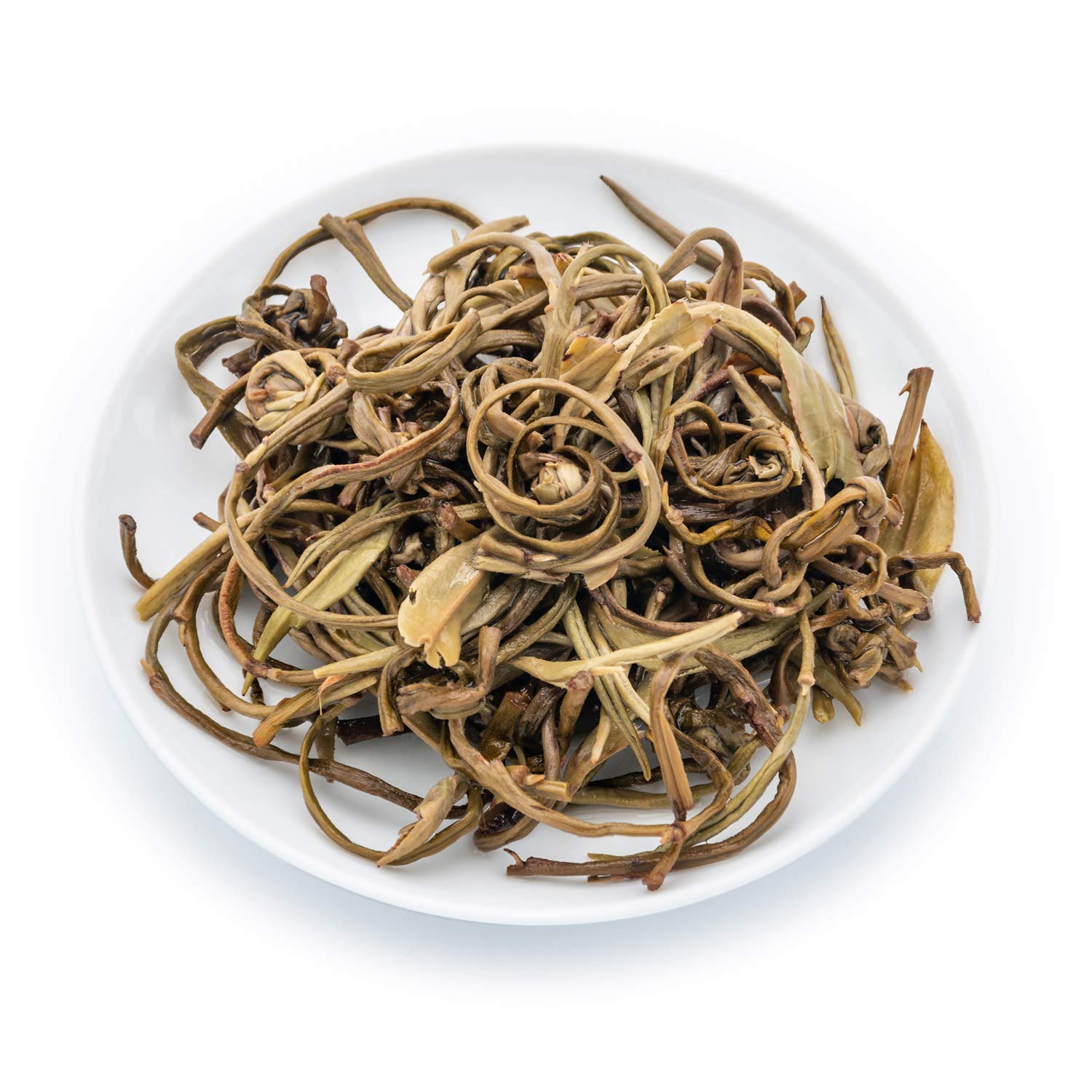 Premium Jasmine Pearls Tea Loose Leaf - Chinese Dragon Pearls Jasmine Green Tea (1st Grade) - Brew Hot or Iced Tea - 500g Resealable Ziplock Bag - Perfect for Relaxation, Meditation & Gift Giving