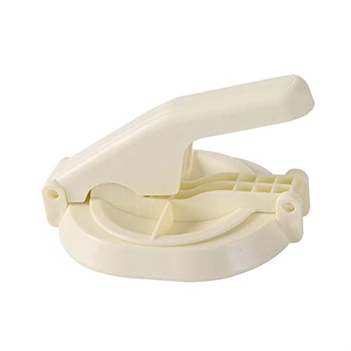 Manual Dumpling Maker Press Machine - Kitchen Dumpling Skin Mold Tool for Homemade Dumplings (Beige) | Perfect for Asian Cooking, Family Meal Prep & DIY Dumpling Parties