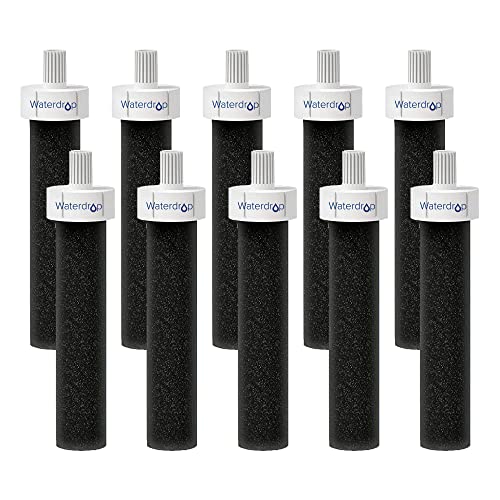 Waterdrop Water Bottle Filter Replacement - Compatible with Brita BB06, Hard Sided & Stainless Steel Bottles (10 Pack) | Clean Drinking Water for Home, Office & Outdoor Activities