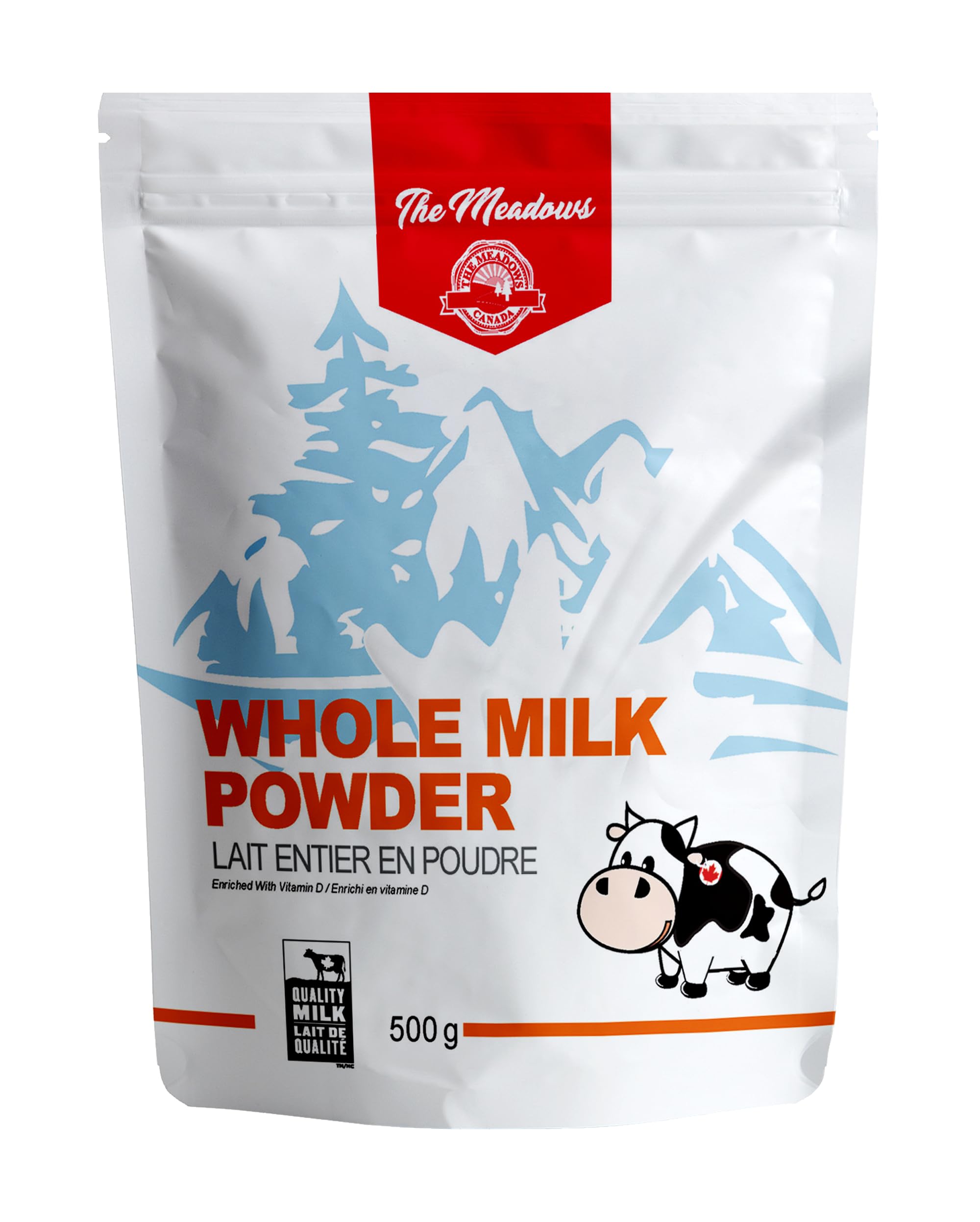 Organic Whole Milk Powder from Canada - 500g, rBGH & rBST Free, Antibiotic Free | Perfect for Baking, Coffee Creamer & Baby Formula