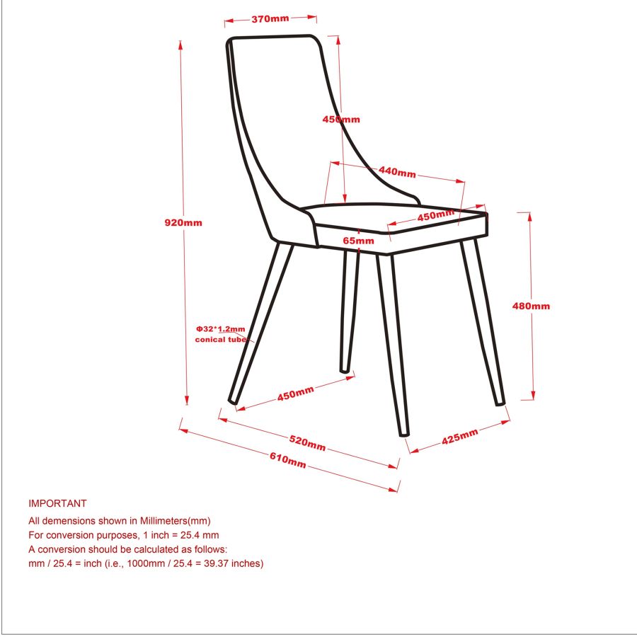 Premium Fabric Dining Chair - Cora | Modern Upholstered Seat for Kitchen, Dining Room & Office | Comfortable & Stylish Home Furniture