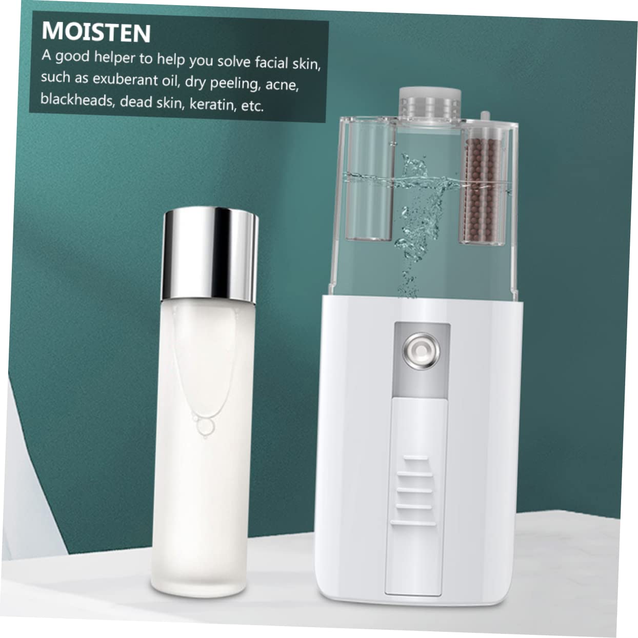 DOITOOL Nano Facial Mister - Portable Cool Mist Sprayer for Makeup Setting, Skin Hydration & Moisturizing | Perfect for Travel, Gym & Daily Skincare Routine