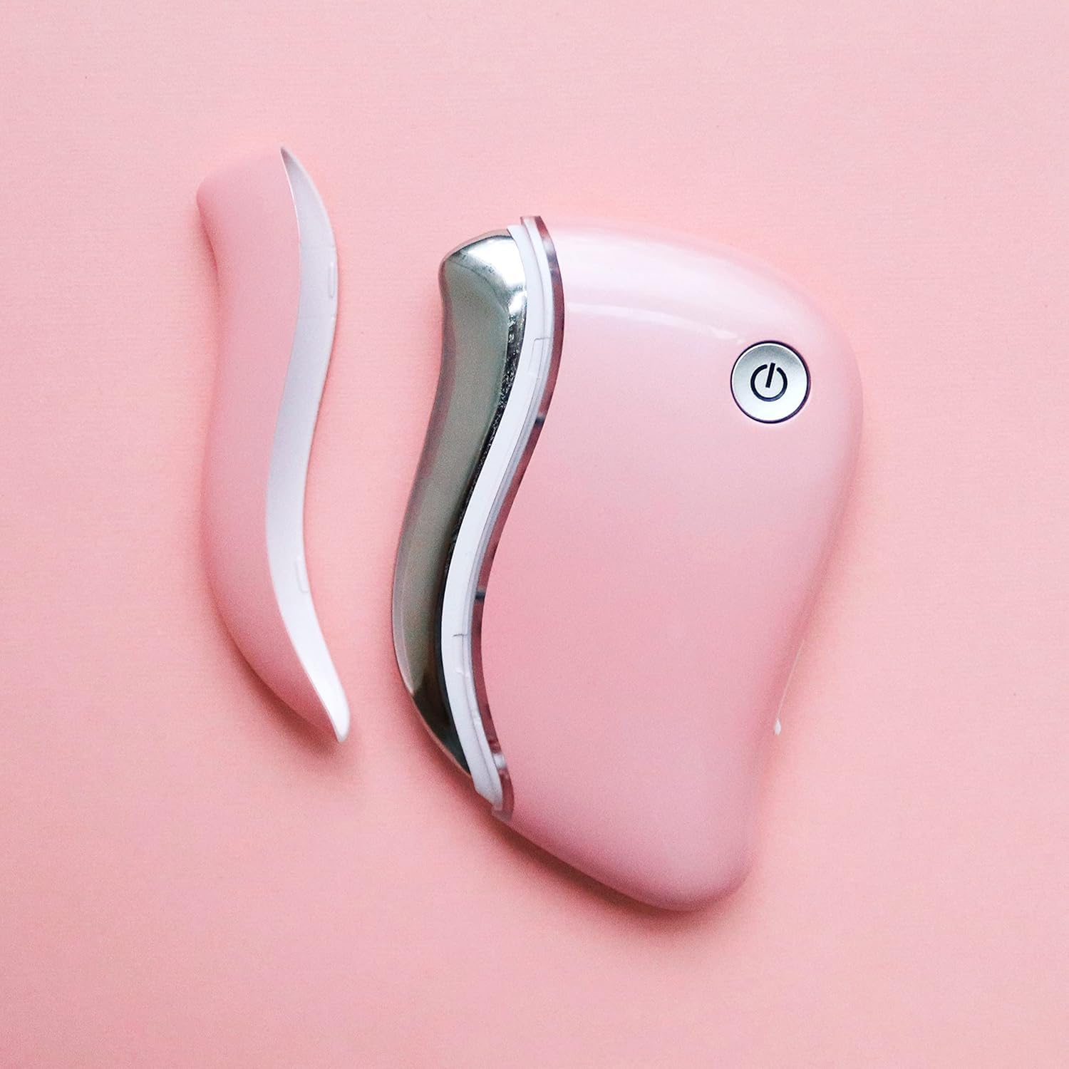 Triple Threat LED Gua Sha Tool - Natural & Non-Toxic Skincare with LED Light, Heat & Sonic Vibration | Enhance Facial Care for Glowing Skin | Perfect for Home Spa, Anti-Aging & Relaxation