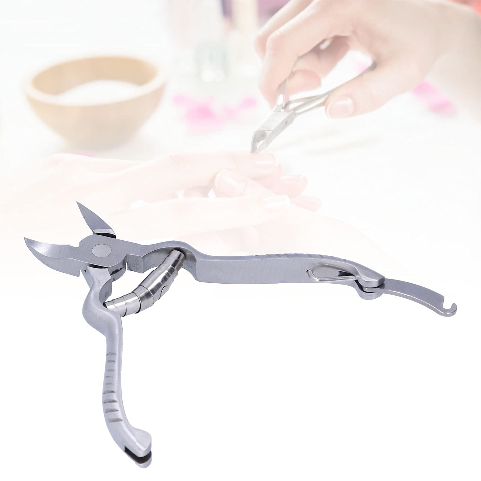 Premium Stainless Steel Toe Nail Clippers - Professional Ingrown Toenail Cutter for Home Pedicure & Salon Care | Perfect for Men, Women & Elderly Foot Grooming
