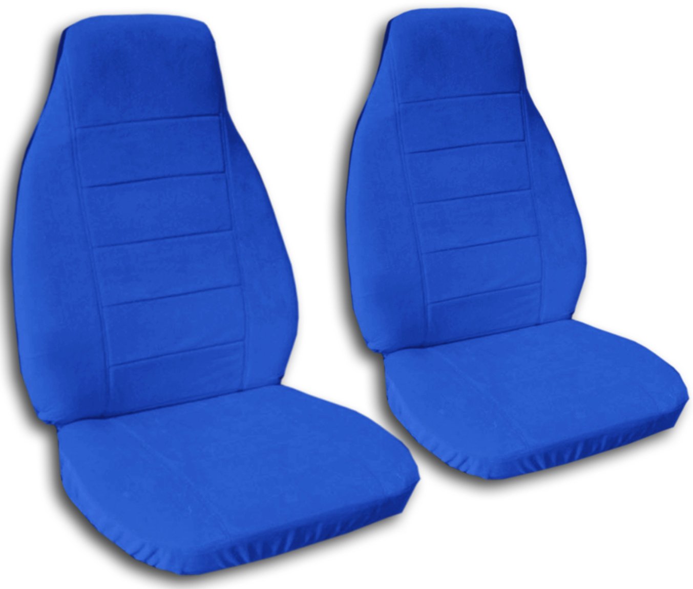 Premium Universal Solid Color Car Seat Covers - Blue, Fits Most Front Bucket Seats | Airbag, Seat Belt & Armrest Compatible | 22 Color Options | Perfect for Daily Commute, Road Trips & Car Protection