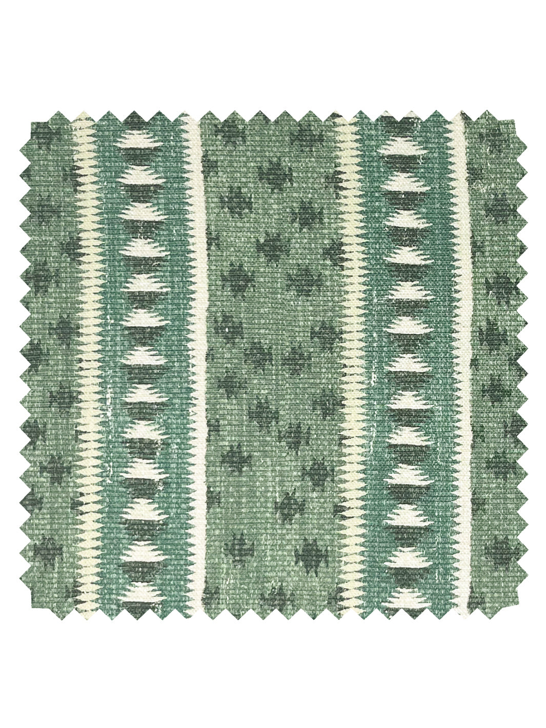 Nathan Turner Green 'Northstar Stripe' Linen Fabric - Premium Home Decor & Upholstery Material for Curtains, Pillows & Table Runners