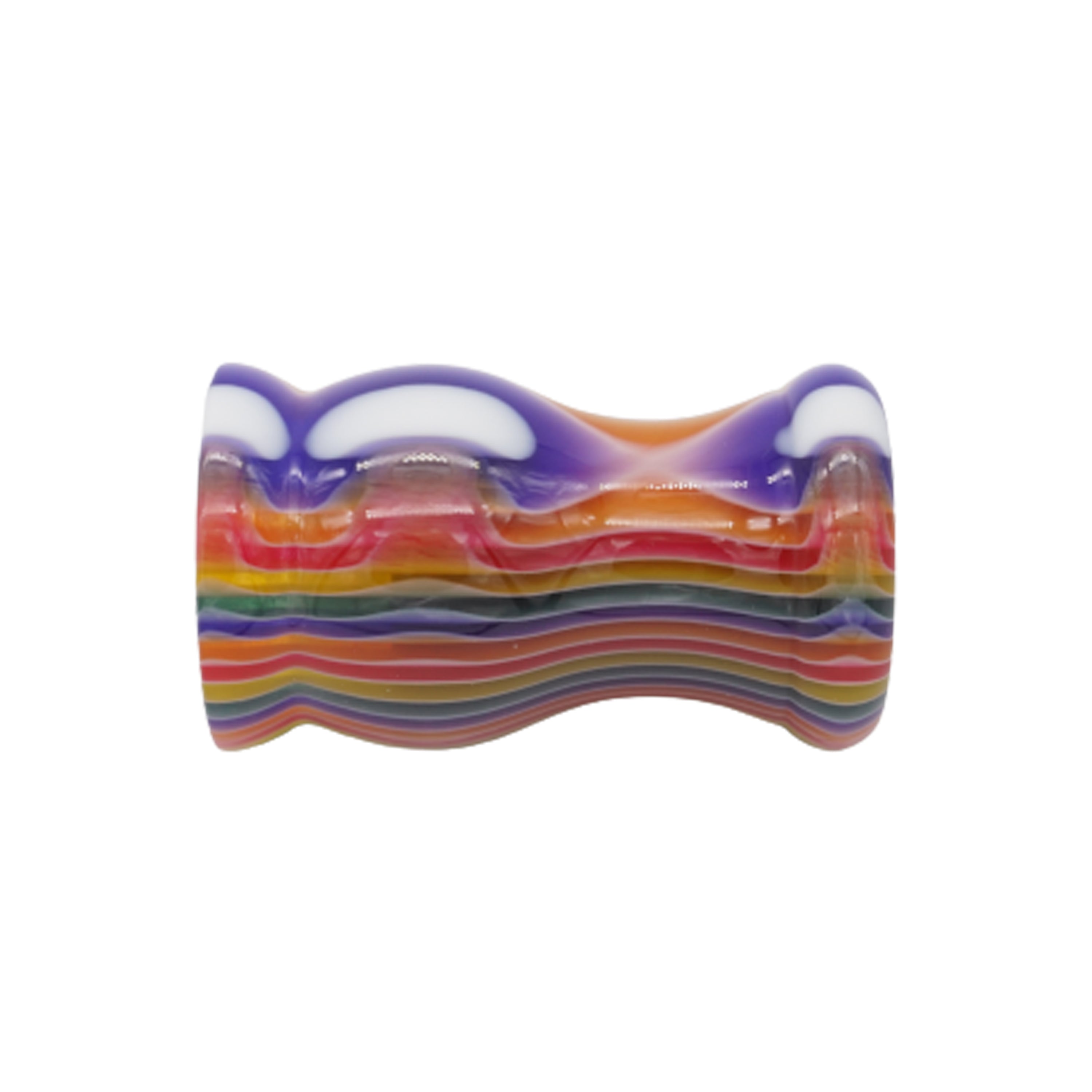 Premium Handcrafted Candy Stripe Shaving Brush Handle - Fits 24mm & 26mm Knots - Perfect for Wet Shaving & Luxury Grooming Gifts