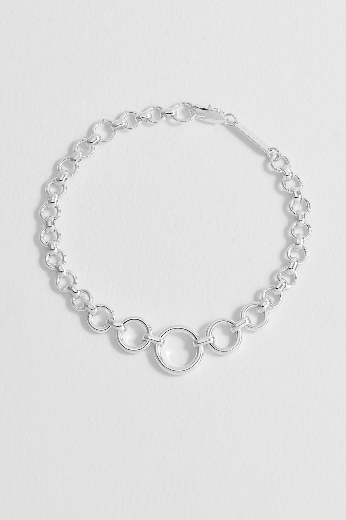 Elegant Graduated Round Link Chain Bracelet for Women - Perfect for Everyday Wear, Parties & Gifts