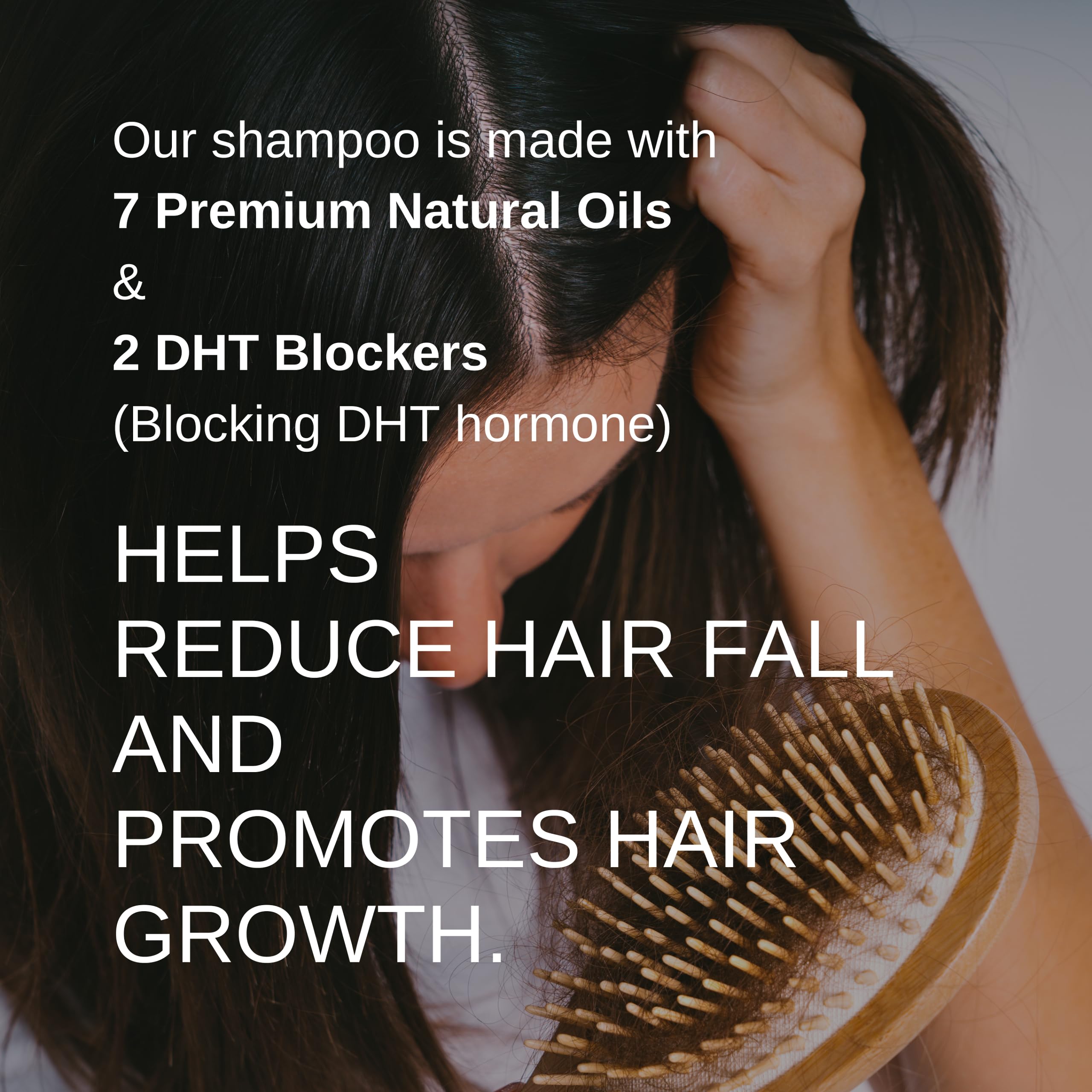 Utilis Shampoo with Saw Palmetto & Argan Oil - Natural DHT Blocker for Hair Growth & Hair Loss Prevention - Sulfate-Free Vegan Formula for Men & Women (300ml) - Perfect for Daily Hair Care & Thinning Hair Solutions