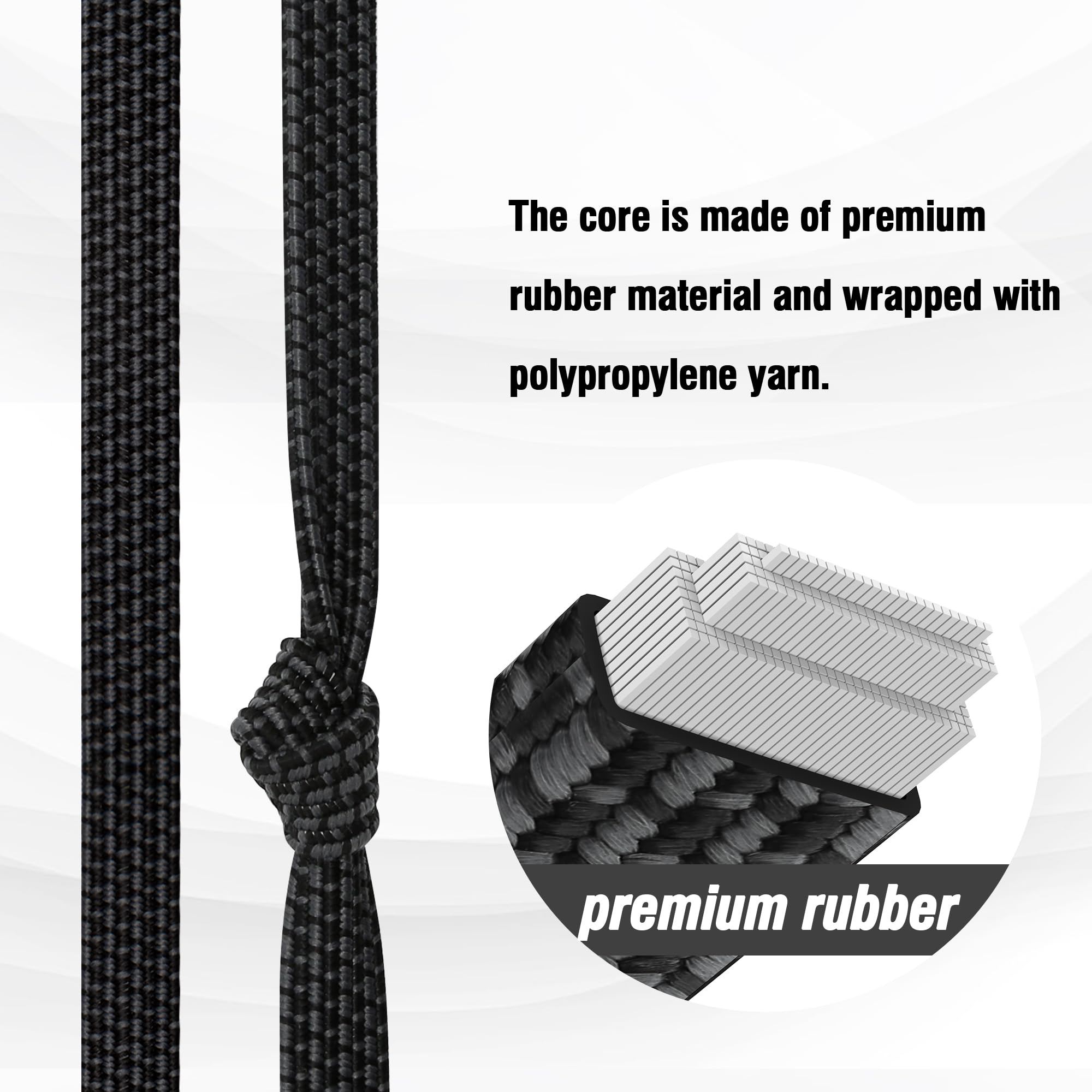 Heavy Duty 40-Inch Adjustable Bungee Cords with Hooks - 12 Pack Black Rubber Straps for Camping, Truck, Bike Rack, Tent, Outdoor Gear & Tarp Securing - Perfect for Road Trips, Storage Organization & DIY Projects
