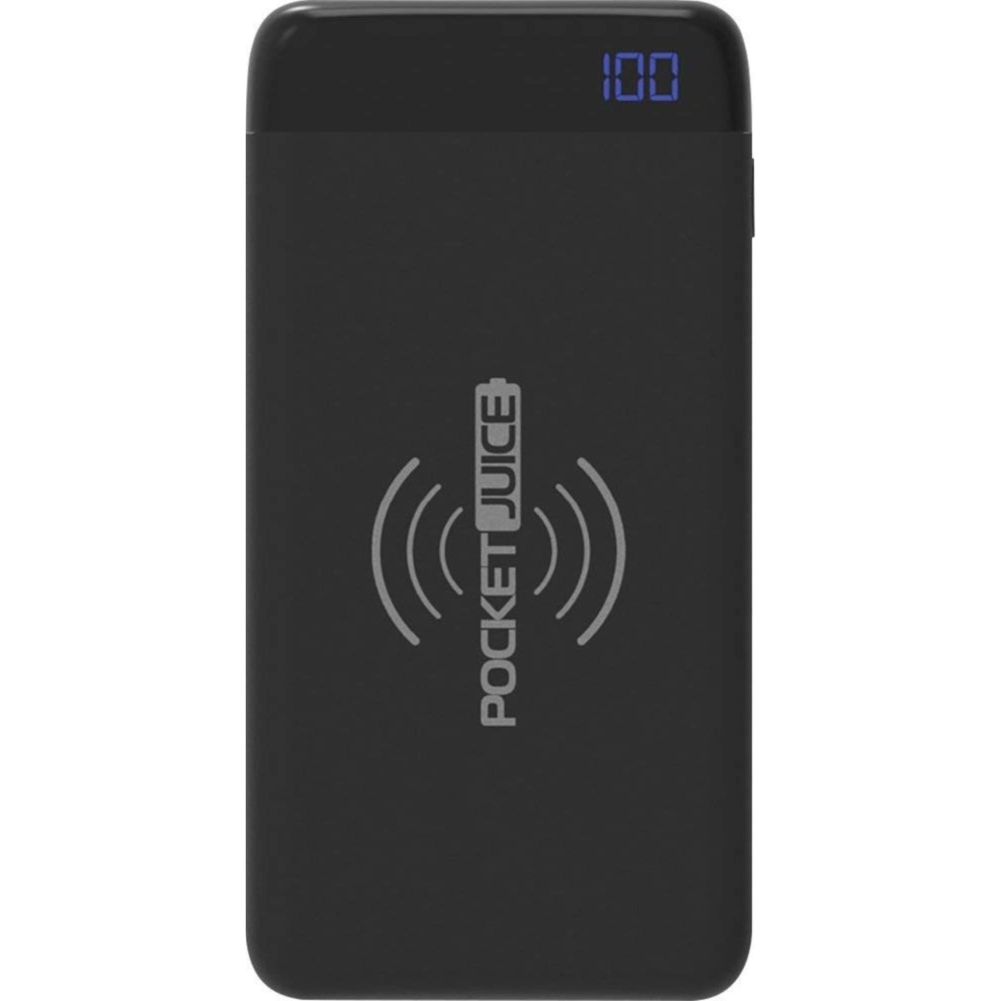 Tzumi 5710BB 4K Wireless Charger - Fast Qi-Certified Charging Pad for iPhone 15/14/13, Samsung Galaxy S23/S22, AirPods - Perfect for Home, Office & Travel