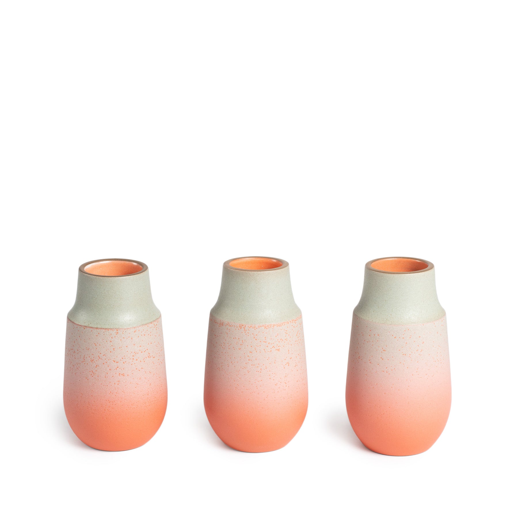 Elegant Fog & Poppy Neck Vase - Modern Home Decor for Living Room, Dining Table & Wedding Centerpieces
