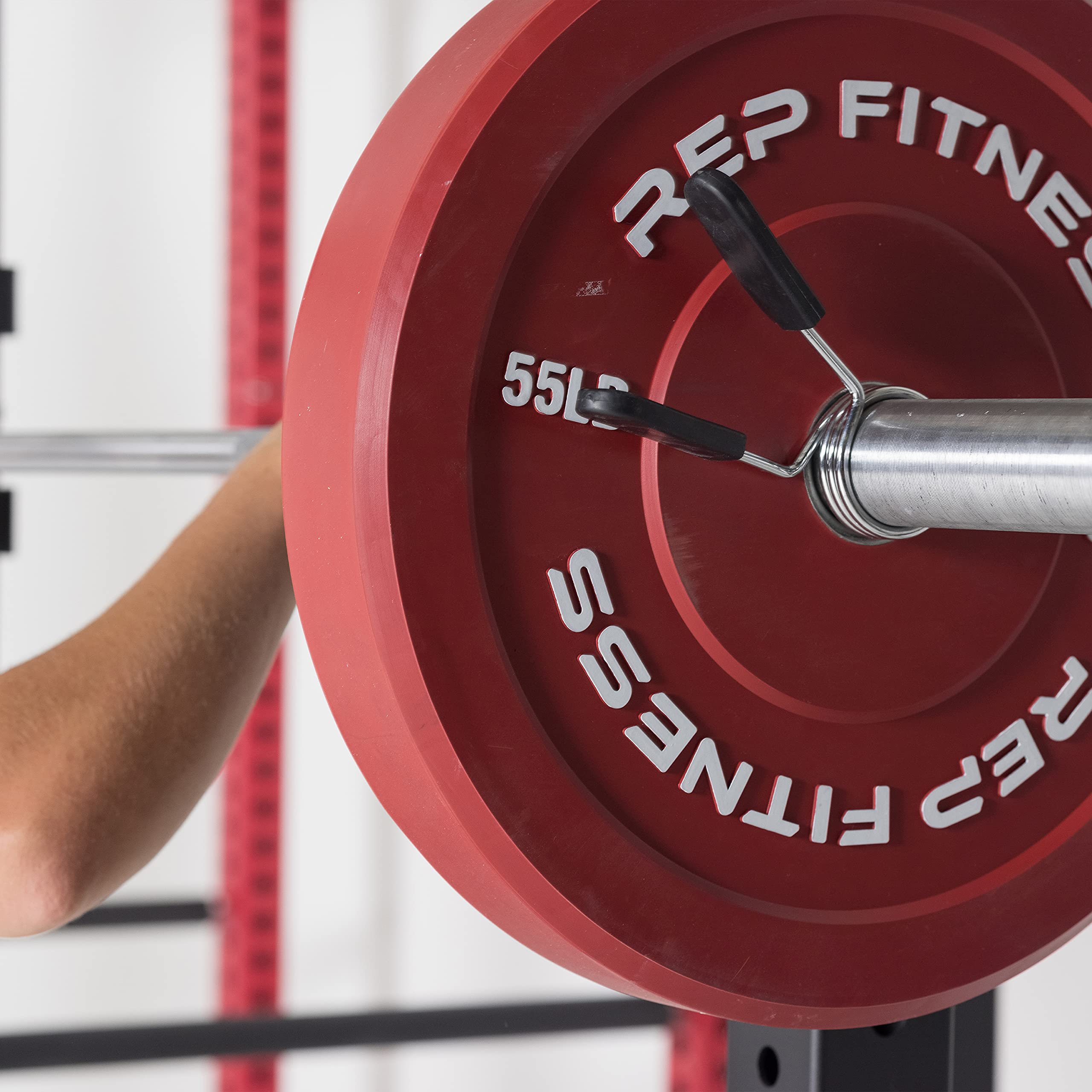 REP Fitness Color Bumper Plates - Olympic Weight Plates Set for CrossFit, Powerlifting & Home Gym - Durable Rubber Weight Plates for Strength Training & Fitness - Ideal for Garage Gym, Weightlifting & Functional Training