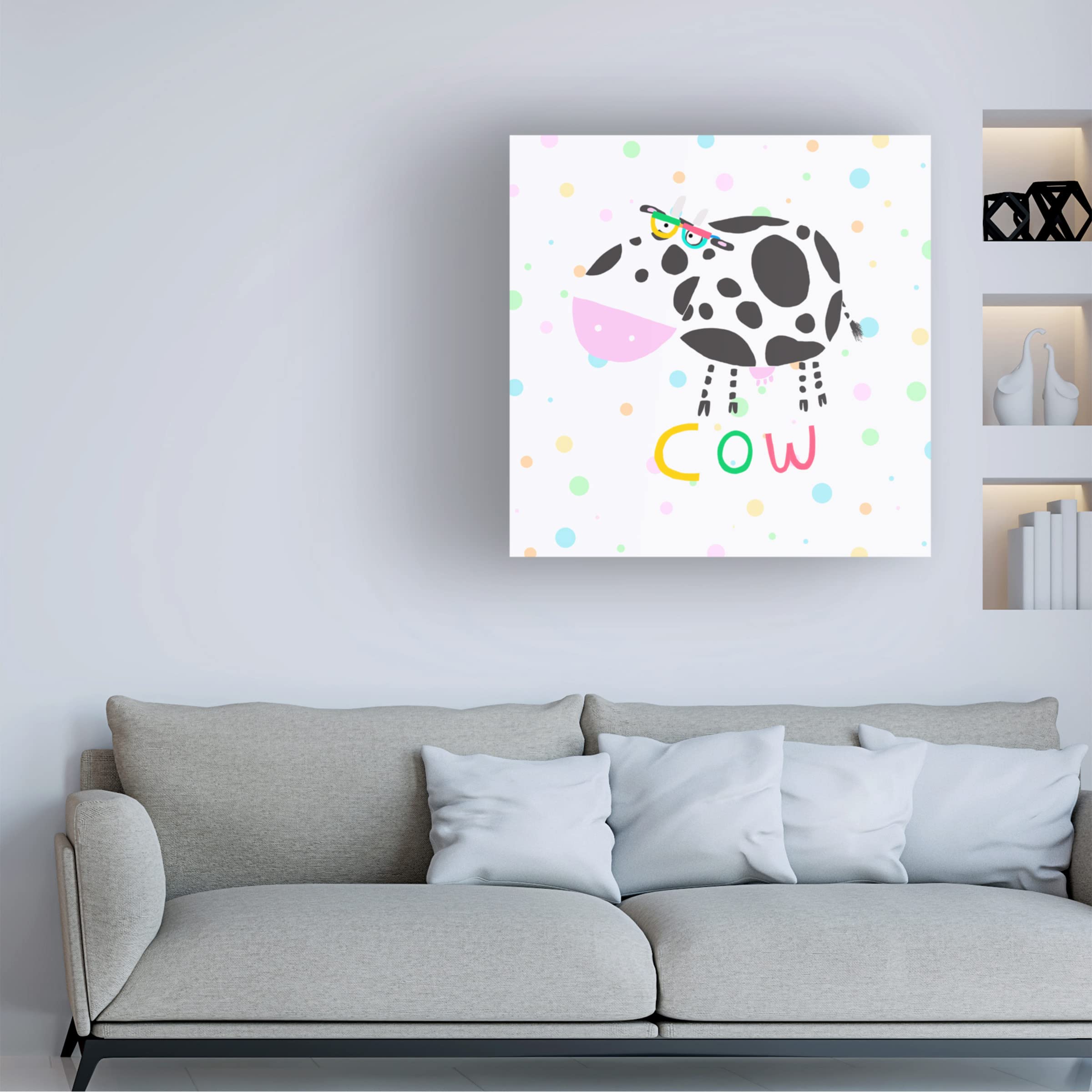 Trademark Fine Art 'Animal Spots VII' by Carla Daly - Stunning Canvas Wall Art for Living Room, Bedroom & Office Decor