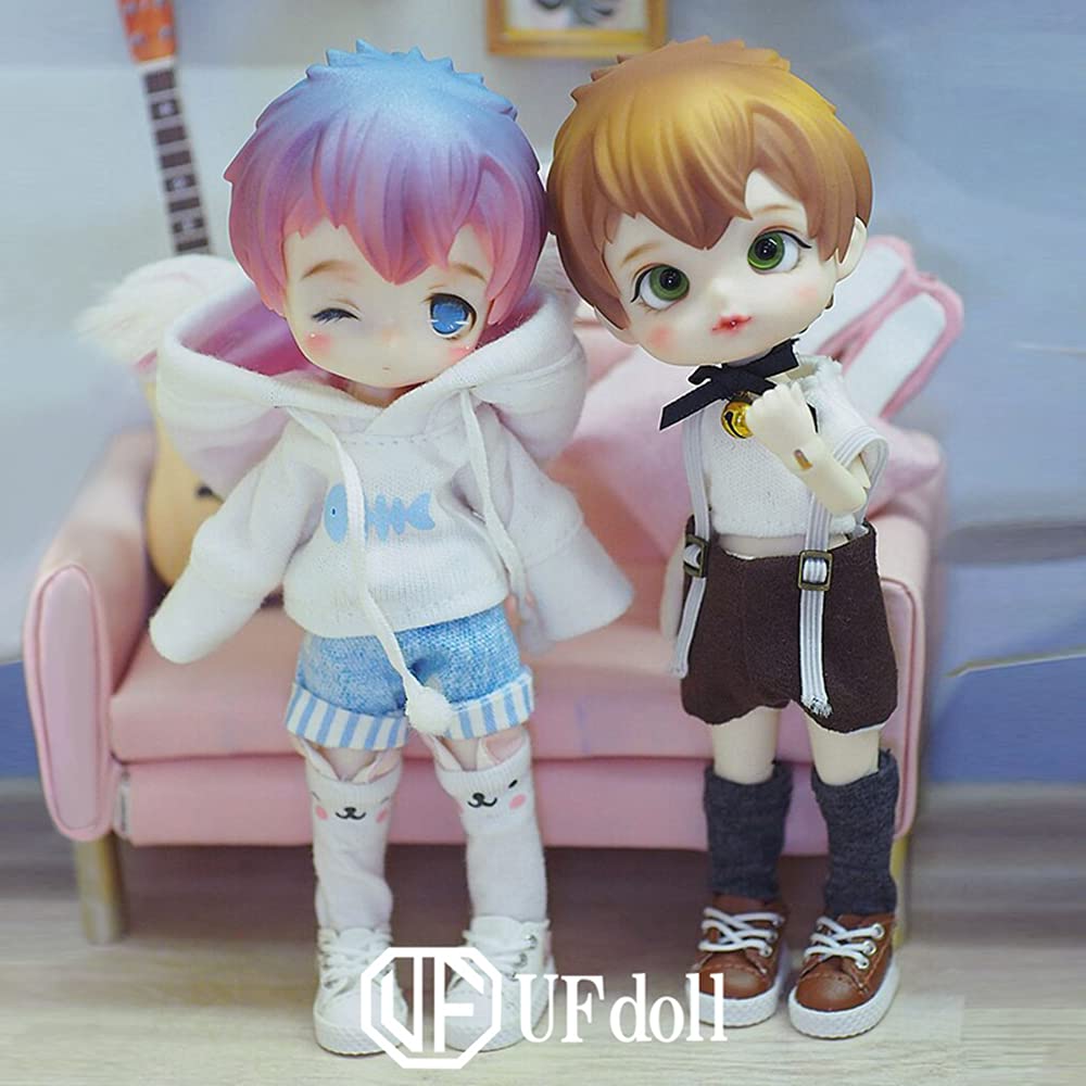 1/12 UFDoll Jointed Replacement Body for GSC & STO Head - White Skin BJD Action Figure Accessory | Perfect for Custom Doll Making, Photography & Collecting