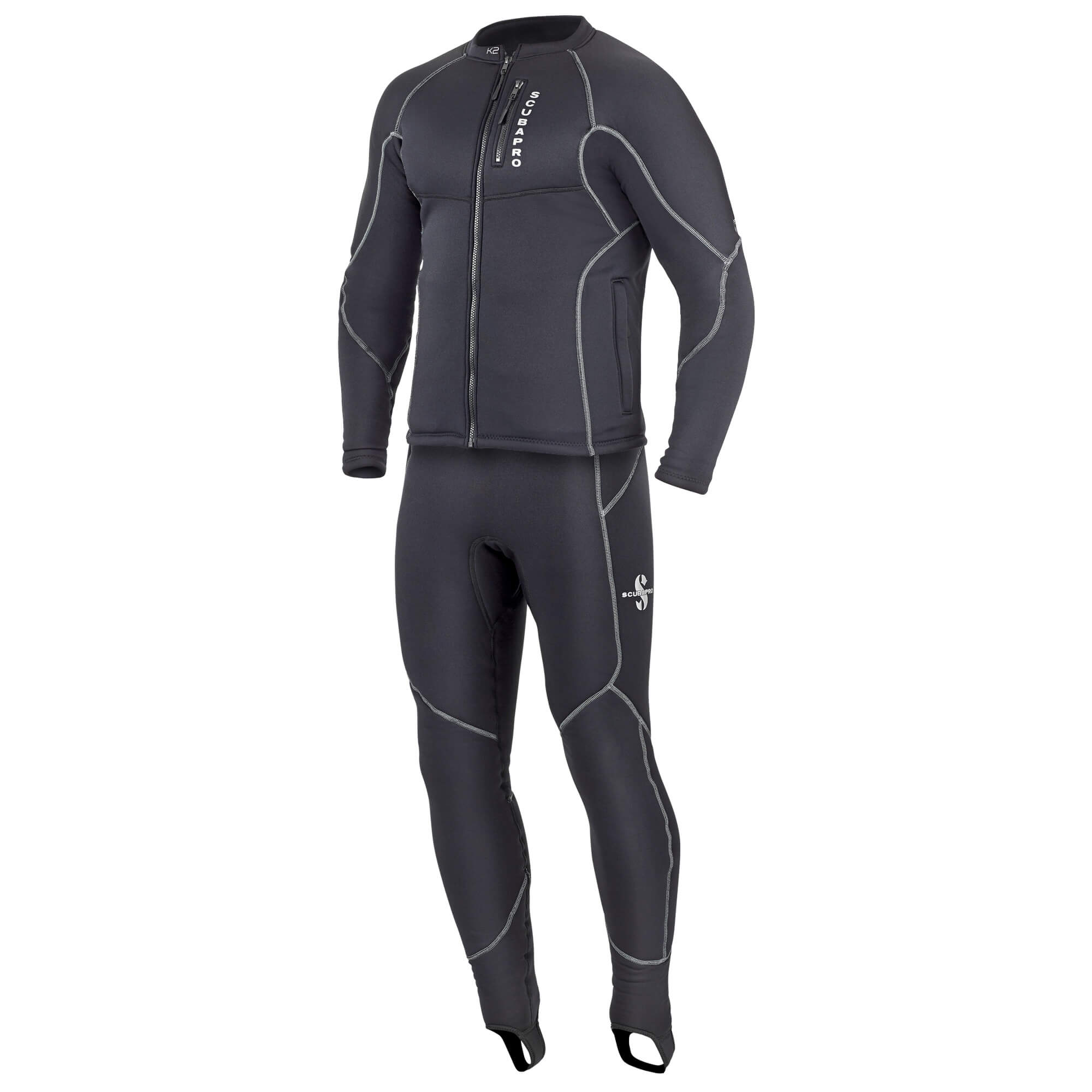 Scubapro K2 Medium Men's Undersuit Set - Thermal Dive Underwear for Cold Water Scuba Diving & Spearfishing | Perfect for Winter Water Sports & Professional Diving Gear