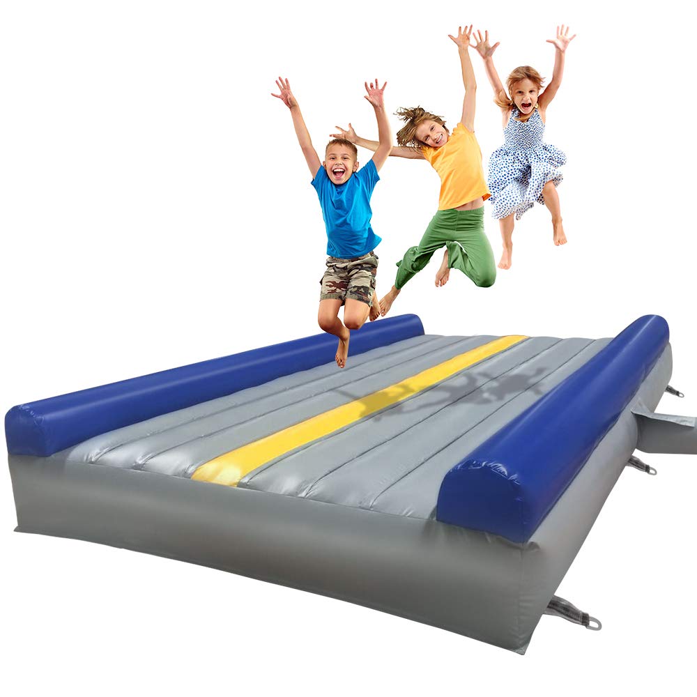 Inflatable Tumble Track for Gymnastics Training - Portable Air Floor Mat for Home & Gym Use - Perfect for Kids and Adults Tumbling Practice