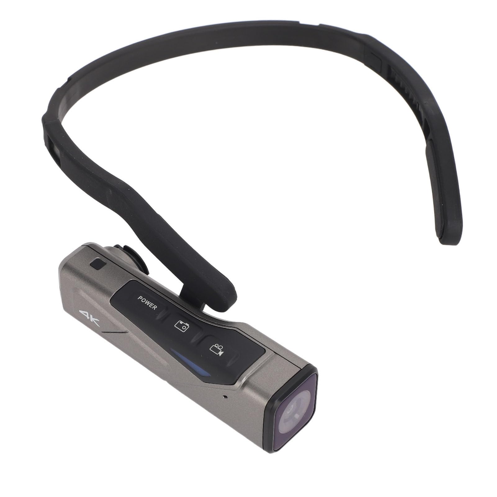 4K WiFi Head Mounted Camera - 20MP EP7 Sports Camcorder with PTZ Anti-Shake & Auto Focus for Vlogging, YouTube, Outdoor Adventures & Travel Recording - Hands Free Action Camera with Mobile App Control
