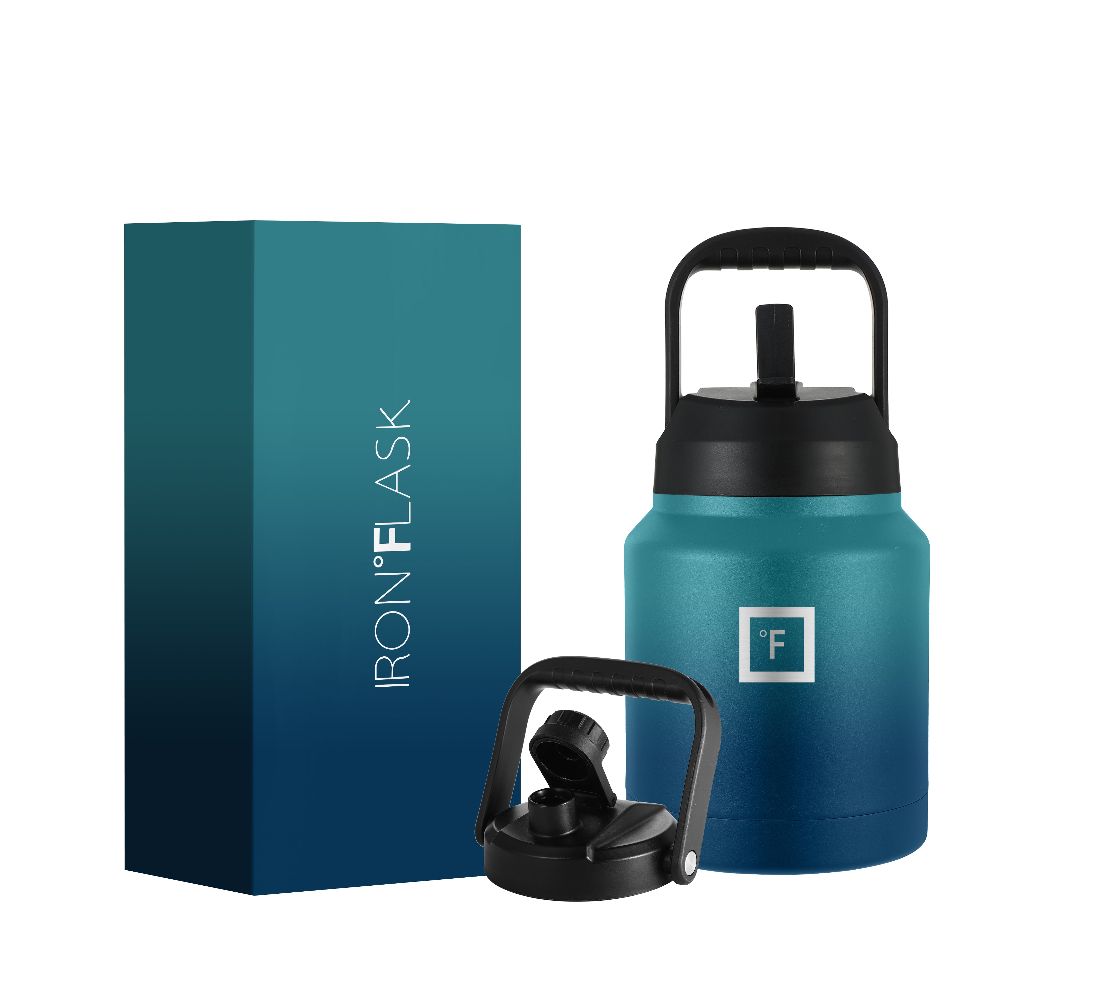 84oz Wide Mouth Water Bottle with Straw Lid - Leak Proof, BPA Free, Ideal for Gym, Hiking, Travel & Outdoor Activities