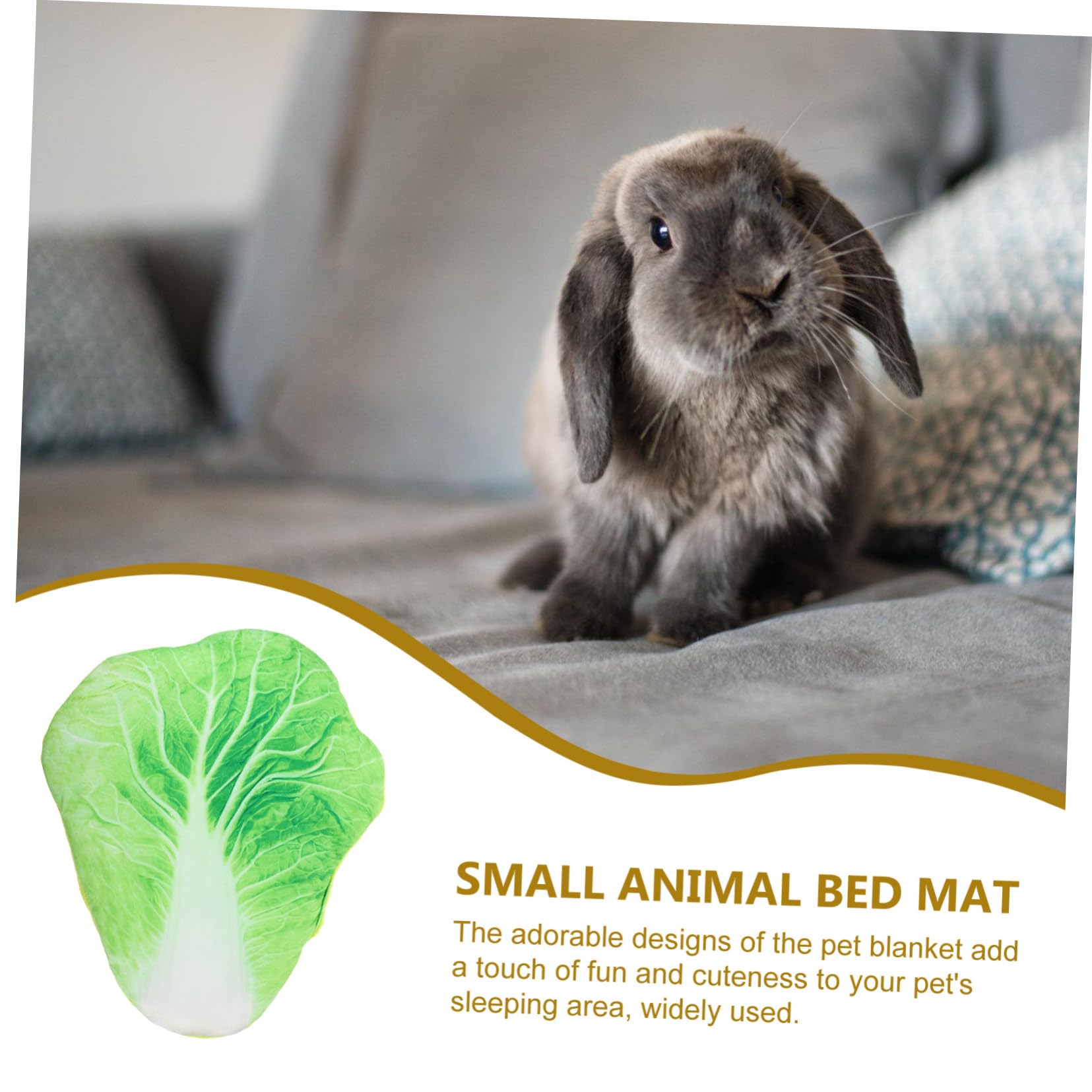 **Soft Bunny Bed Mat - Warm Rabbit & Guinea Pig Sleeping Pad - Cozy Small Animal Pet Bed for Winter - Perfect for Cages, Crates & Indoor Use**