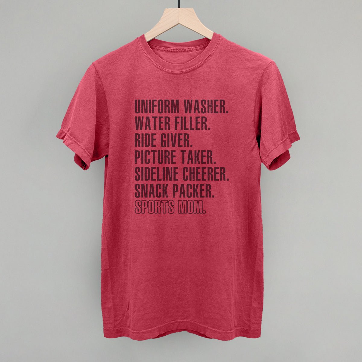 Sports Mom Distressed T-Shirt - Comfortable & Stylish Athletic Tee for Active Moms - Perfect for Gym, Running & Casual Wear