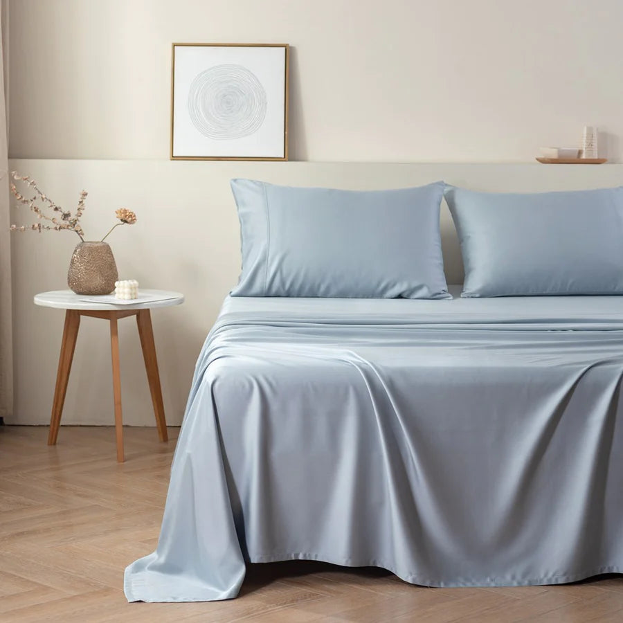 Premium Madeleine Hotel Luxury Bamboo Cotton Sheet Set - Soft & Breathable Bedding for Ultimate Comfort - Perfect for Hotels, Guest Rooms & Home Use