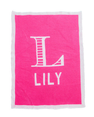 Personalized Butterscotch Blankets - Custom Embroidered Name & Initial Baby Blankets for Newborns, Christening Gifts & Nursery Decor