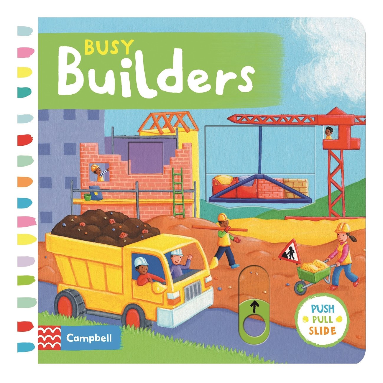 Busy Builders - Campbell Busy Books Set of 3 | Interactive Toddler Activity Books for Early Learning & Play | Perfect for Travel, Home & Preschool Education