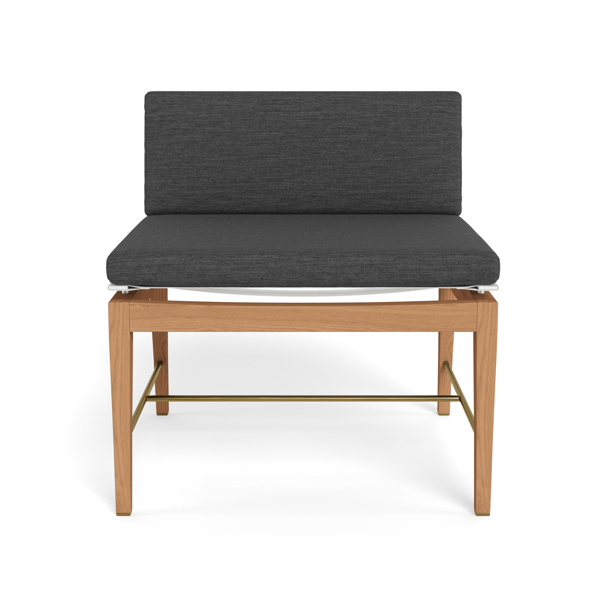 Byron Teak Wood Easy Chair - Comfortable Lounge Chair for Living Room, Patio, or Office - Relaxing and Stylish Seating Solution
