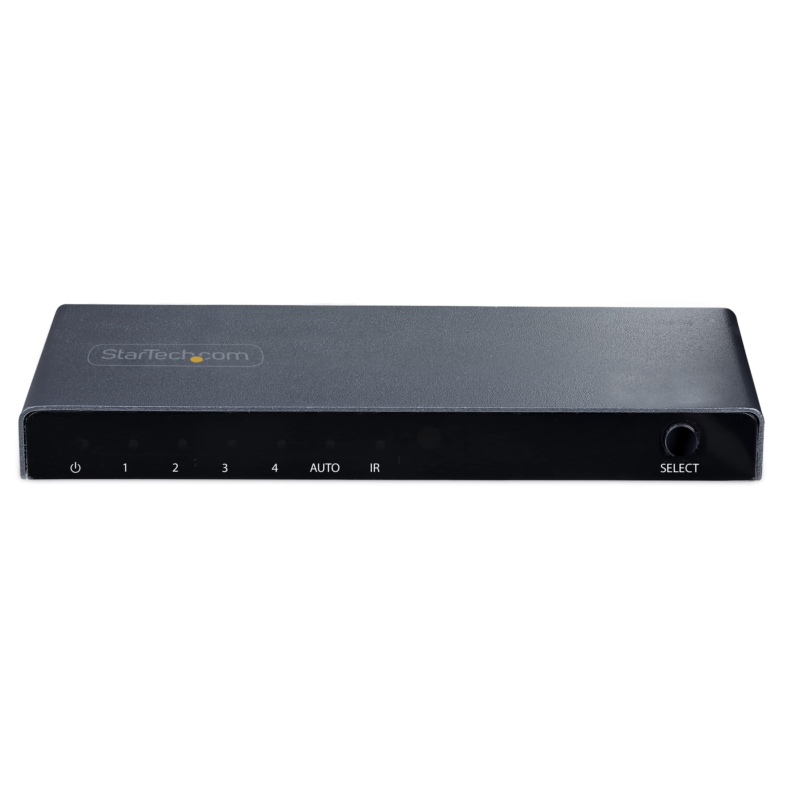 StarTech.com 4-Port HDMI 2.1 Switch - 8K 60Hz & 4K 120Hz HDR10+ UHD Switcher | 4 in 1 Out with Auto/Manual Source Switching | Includes Power Adapter & Remote | Perfect for Gaming, Home Theater & Multi-Device Setups (4PORT-8K-HDMI-SWITCH)