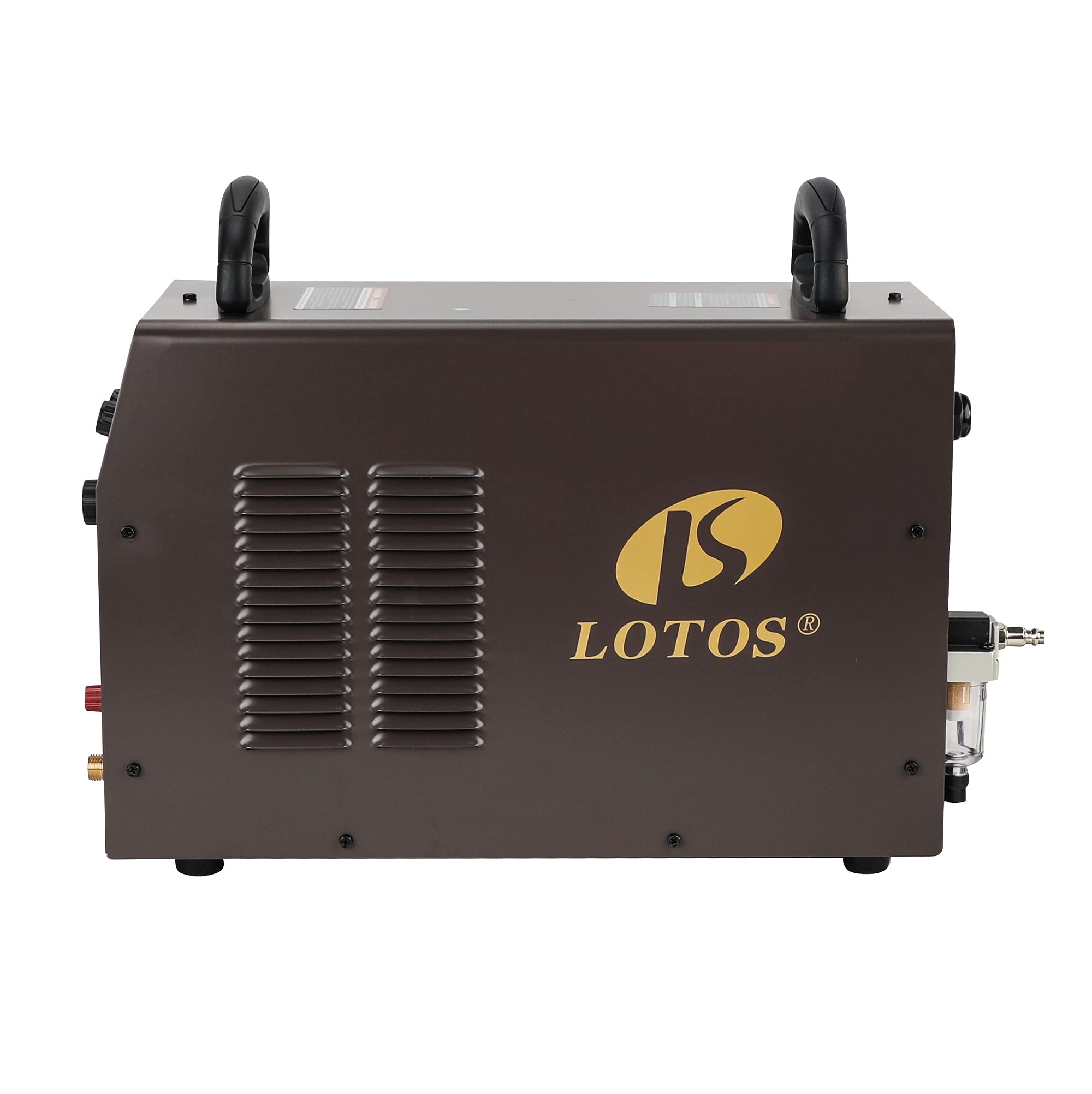 Lotos LTP8000 80A Plasma Cutter with Pilot ARC - 1 Inch Clean Cut Metal Cutting Tool for Steel, Iron & Aluminum - Professional Welding & Fabrication Equipment for DIY & Industrial Use