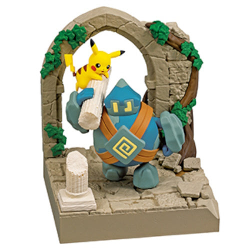 Pokemon Diorama Collection Castle Ruins - 3 Inch Re-Ment Collectible Toy Figure for Display, Gifts & Anime Decor | Perfect for Pokemon Fans, Shelf Displays & Themed Collections