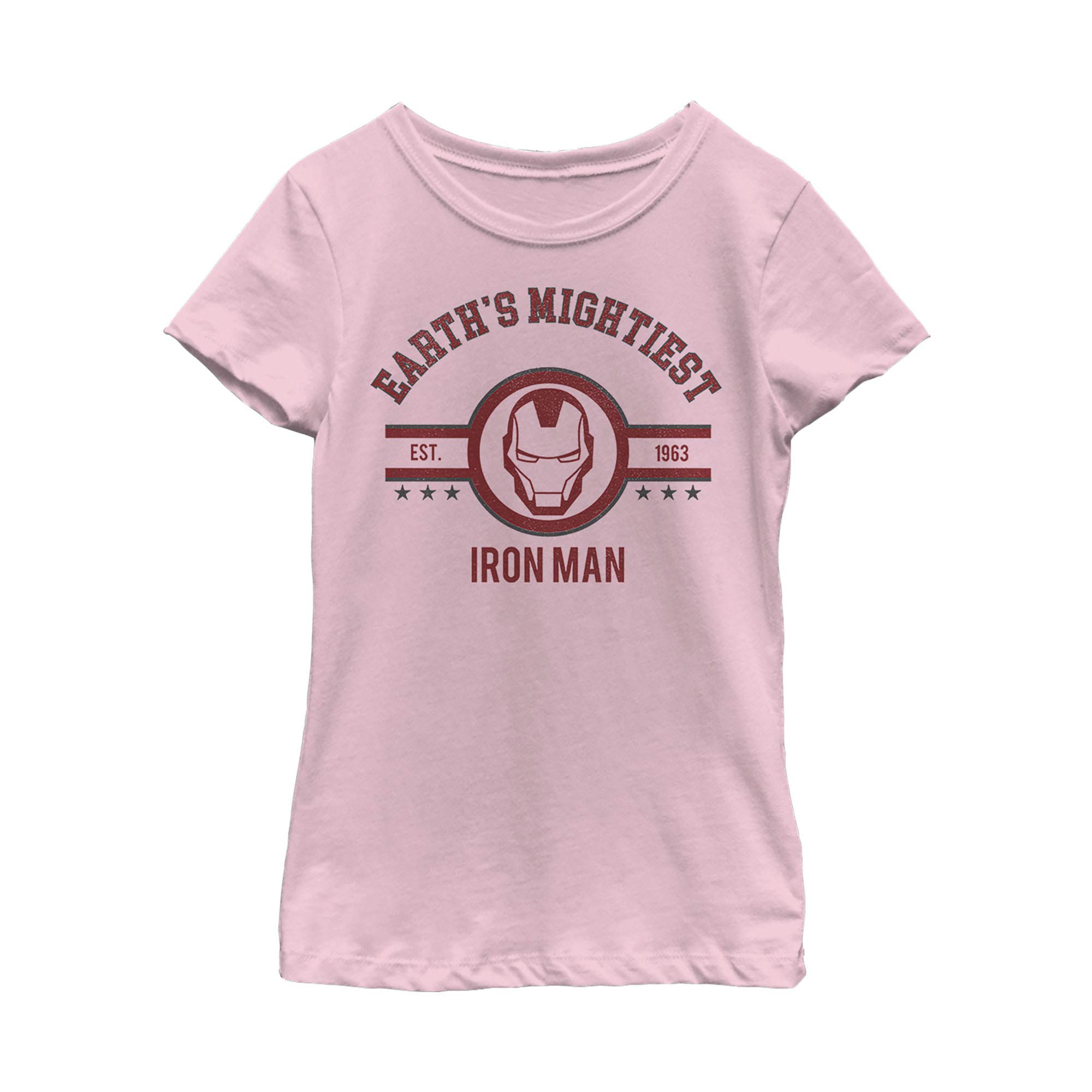 Marvel Superhero Iron Man Graphic T-Shirt for Girls - Cool Superhero Tee for Kids, Cosplay, and Everyday Wear