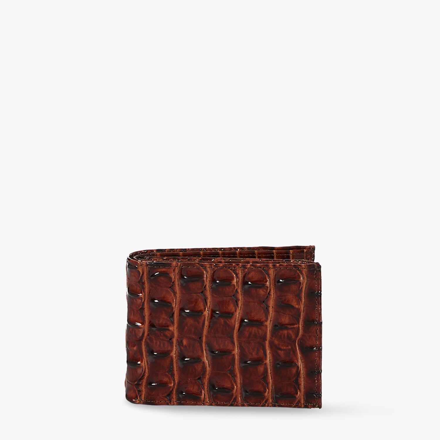 Premium Bifold Pecan Leather Wallet for Men - Slim RFID Blocking Money Clip Card Holder - Perfect for Everyday Use & Travel