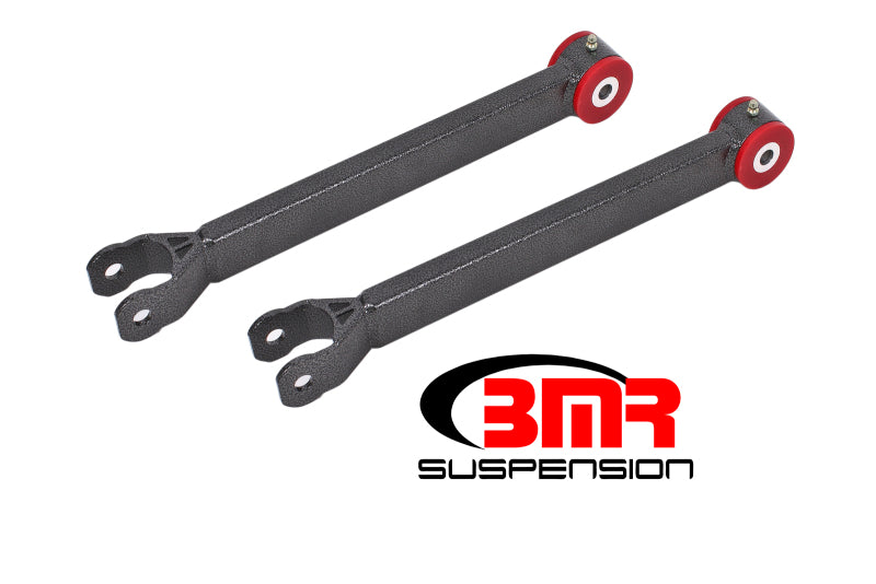 BMR Lower Trailing Arms - Non Adjustable Black Suspension Upgrade for Dodge Charger, Challenger, Magnum (2005-2024) | Improve Handling & Performance for Street Racing & Daily Driving