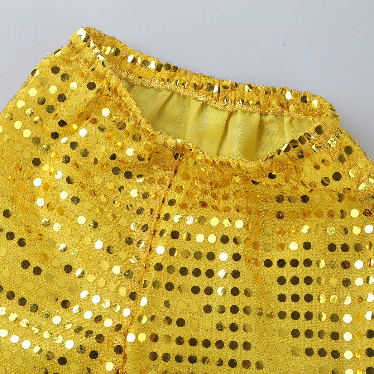YEAHDOR Kids Glitter Sequins Hip Hop Jazz Dance Pants - Boys & Girls Street Dance Costume for Group/Solo Competition | Perfect for Performances, Recitals & Dance Classes