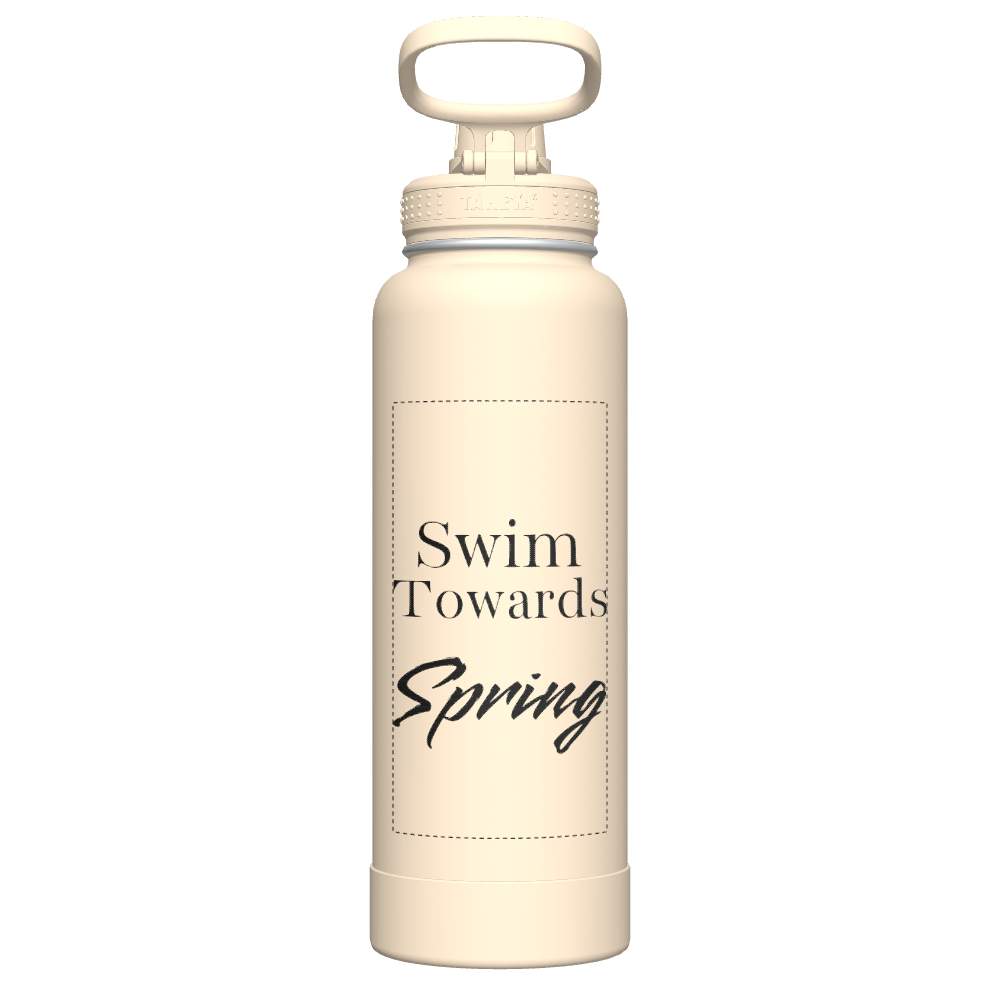 40oz Customized Oatmilk Bottle with Spout Lid - Perfect for Smoothies, Coffee, and On-the-Go Hydration