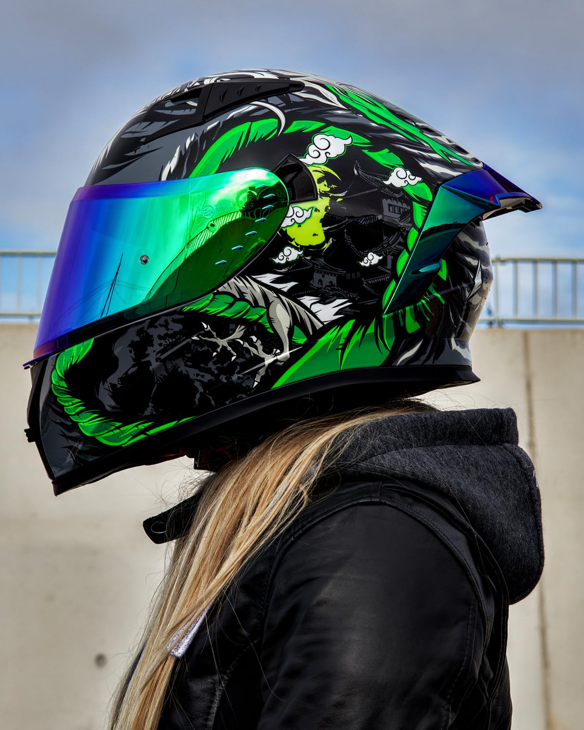 **ILM Z501 Full Face Motorcycle Helmet DOT Certified - Pinlock Compatible, Clear & Tinted Visors, Fins - Street Bike & Motocross Riding for Safety & Comfort**    *(Perfect for Commuting, Racing, and Adventure Motorcycling - Enhanced Visibility & Protection for All Weather Conditions)*