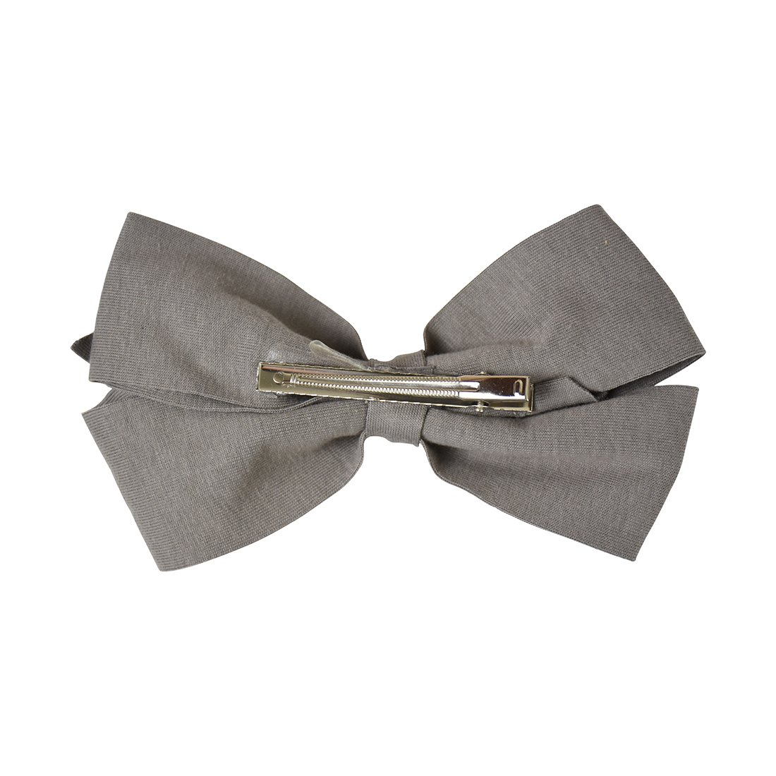 Dark Grey Jumbo Bow Soft Cotton Headband for Girls - Perfect for School, Parties, and Special Occasions
