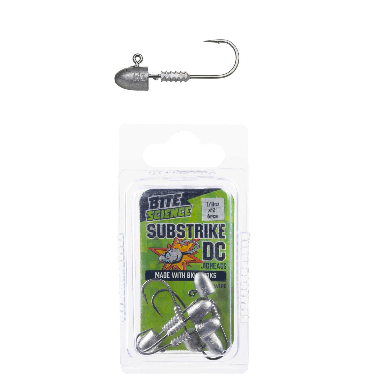 Bite Science Substrike DC Jigheads - Premium Fishing Jigs for Bass, Walleye & Saltwater - Perfect for Deep Water & Fast Current Fishing