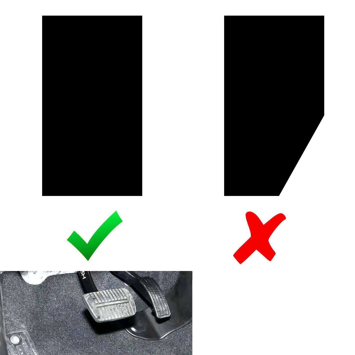 3-Piece Silver Track Design Foot Pedal Covers for Subaru Outback & Legacy - Non-Slip Racing Pedals for Enhanced Driving Safety & Performance (Perfect for Daily Commute & Sport Driving)